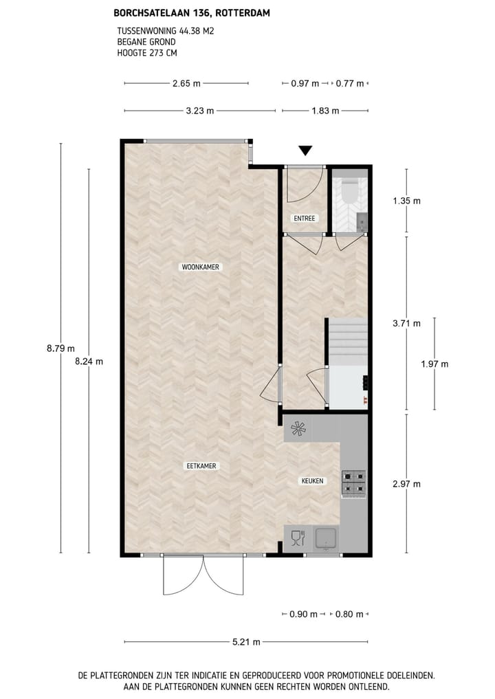 Tussenwoning te koop: Borchsatelaan 136, Rotterdam