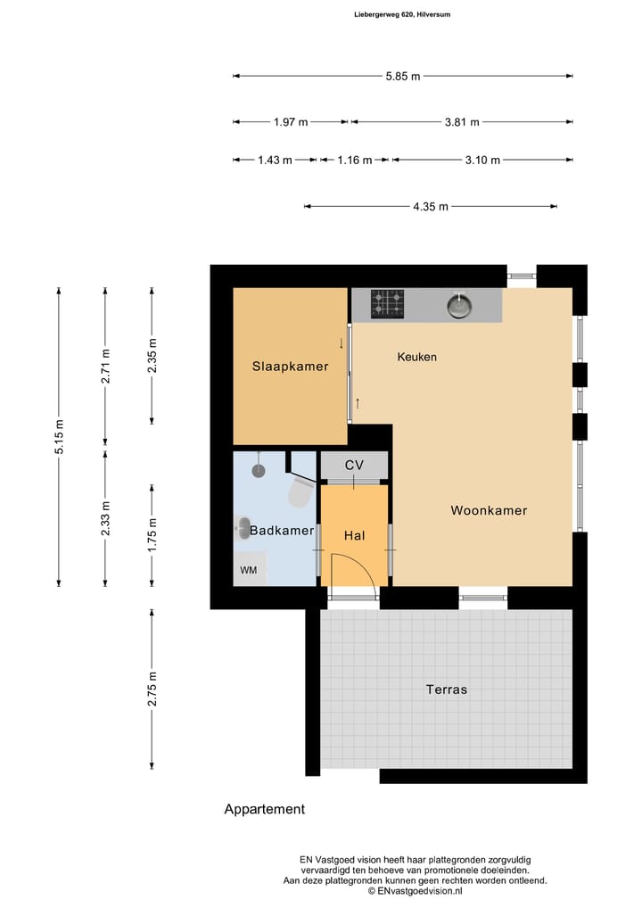Studio te koop: Liebergerweg 620, Hilversum