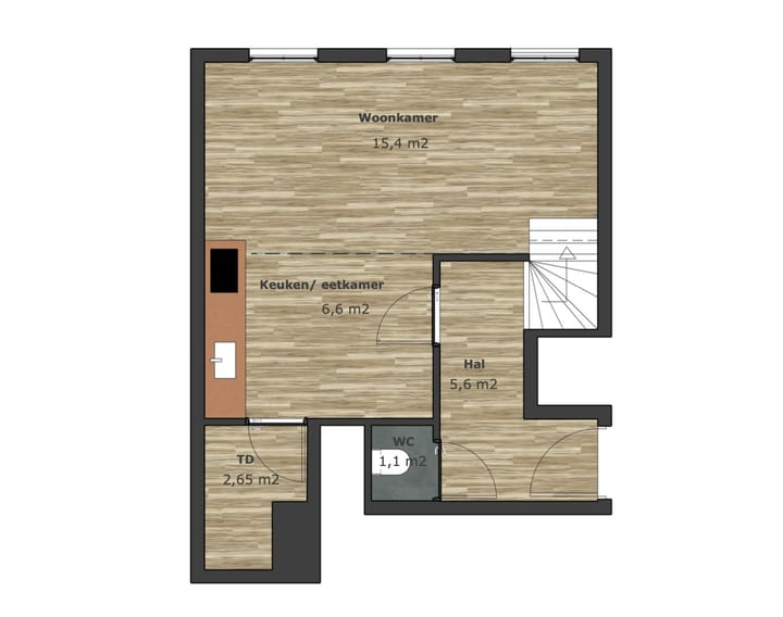 Appartement te huur: Marktplein 1C, Winschoten