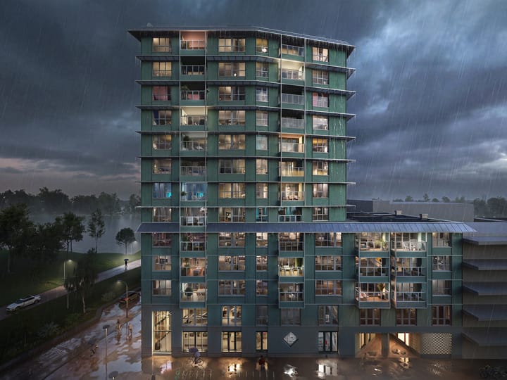 Foto 3 van 4-Kamer appartement (Bouwnr. 411209)