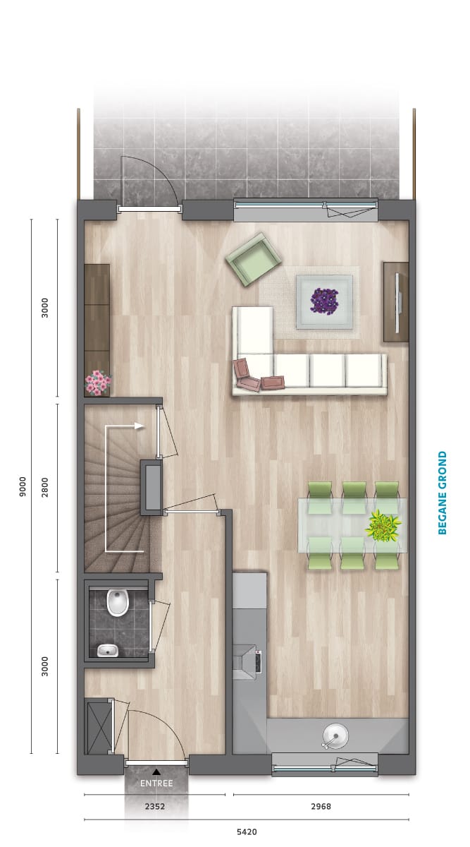 Tussenwoning te huur: Scherpenheuvelstraat 14, Tilburg