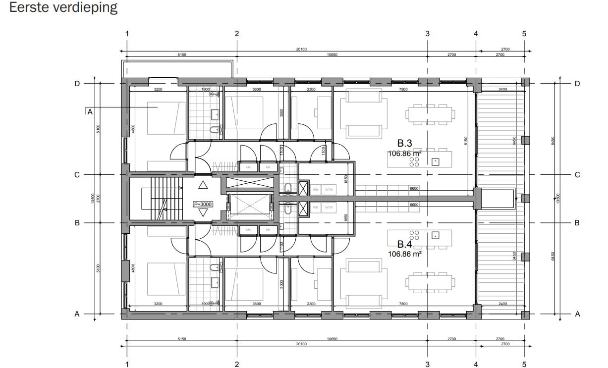 Foto 5 van 8 luxe appartementen - Villa Vada VADO2b (Bouwnr. 19)