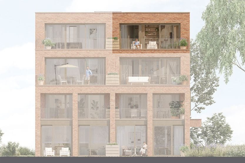 8 luxe appartementen - Urban Villa VADO2b (Bouwnr. 24)  