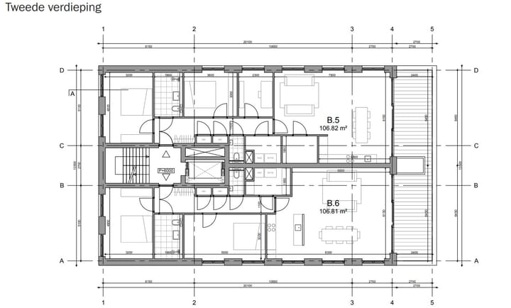 Foto 5 van 8 luxe appartementen - Villa Vada VADO2b (Bouwnr. 21)