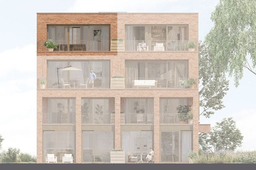 8 luxe appartementen - Urban Villa VADO2b (Bouwnr. 23)  