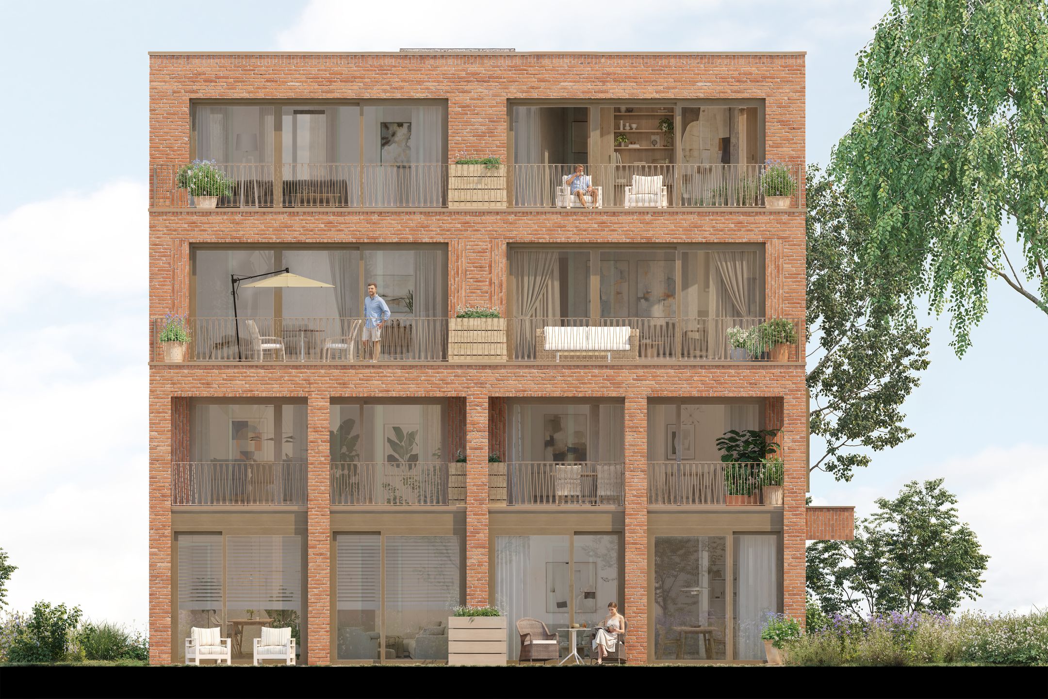 Photo 3 of 8 luxe appartementen - Villa Vada VADO2b (Bouwnr. 18)