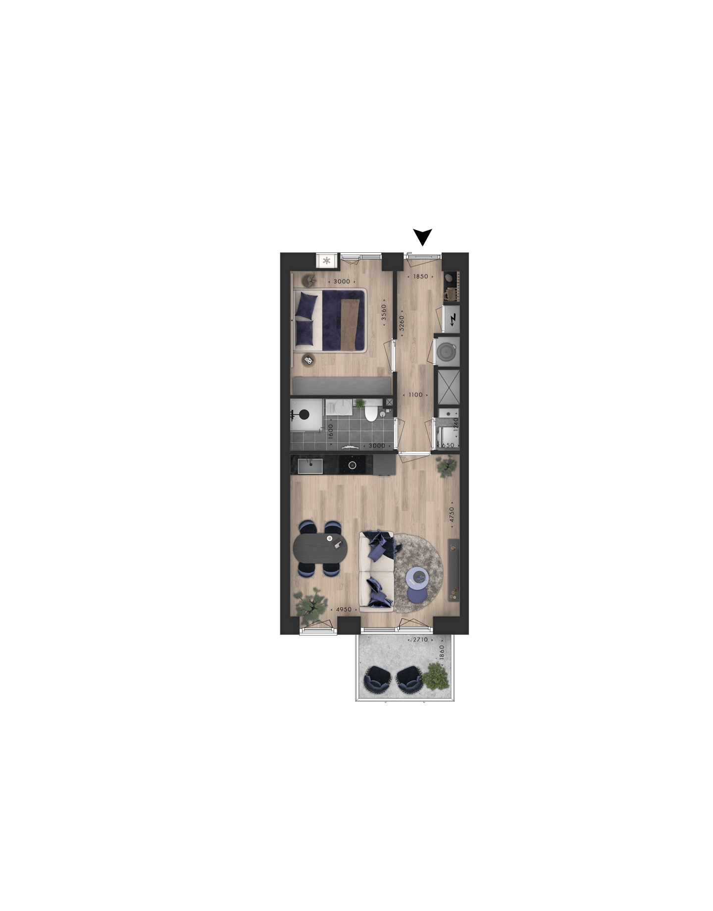 Foto 1 van Spot24 | Plaza | Appartement type C (Bouwnr. 64)
