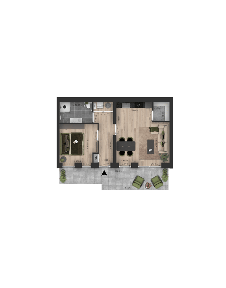 Foto 2 van Spot24 | Plaza | Appartement type B (Bouwnr. 8)