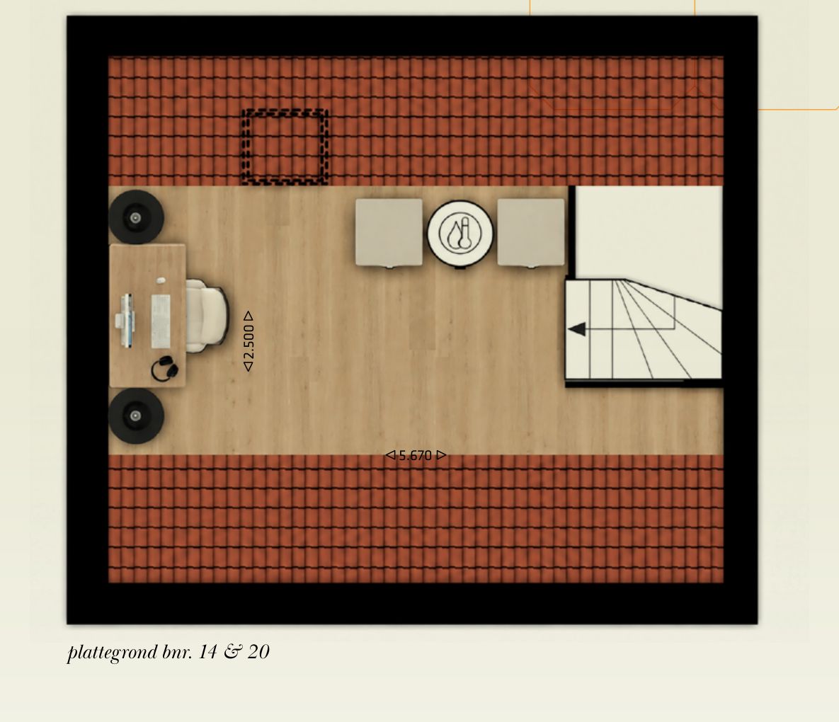Foto 6 van Twee-onder-één-kapwoning gezinsvariant (Bouwnr. 20)