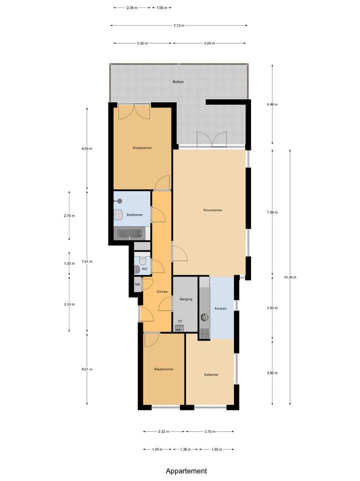 Appartement te koop: Grote Kerk 44, Vlijmen