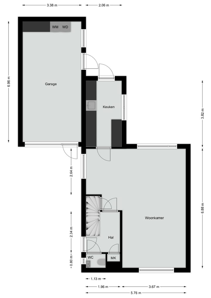 Tussenwoning te koop: Bergweg 13, Sint Odiliënberg
