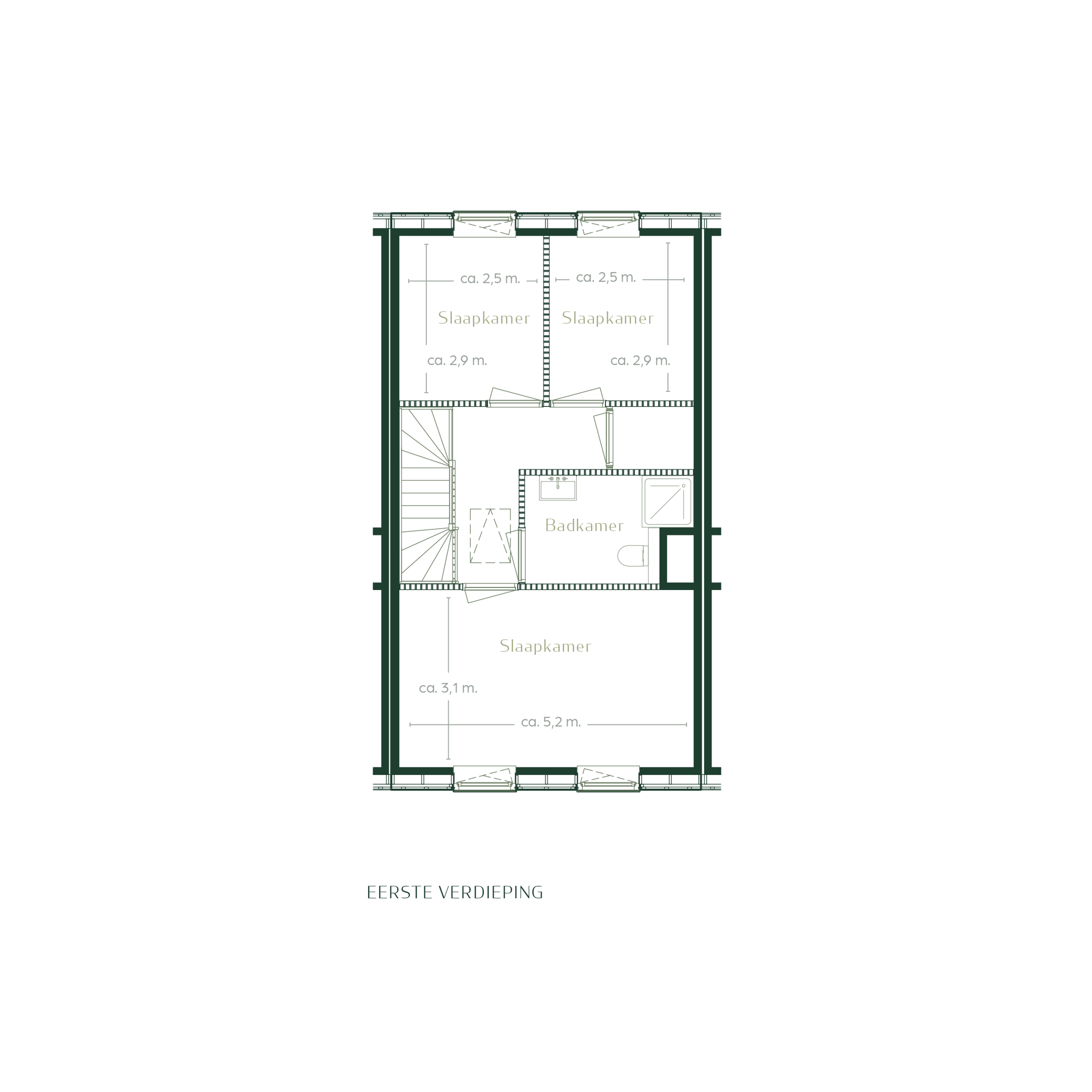 Foto 6 van Tussenwoning (Bouwnr. 005)