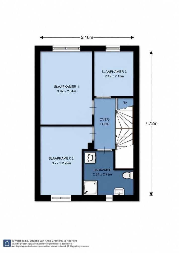 Tussenwoning te koop: Straatje van Anna Cramer 12, Haarlem