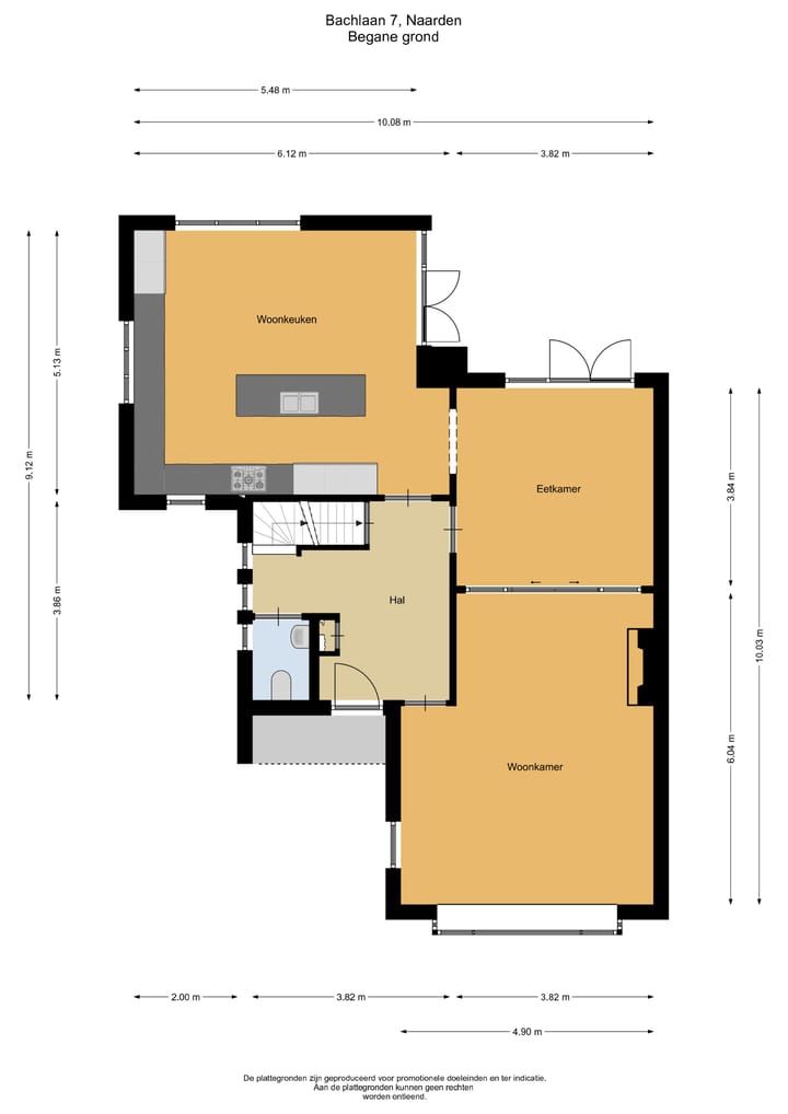 Hoekwoning te koop: Bachlaan 7, Naarden