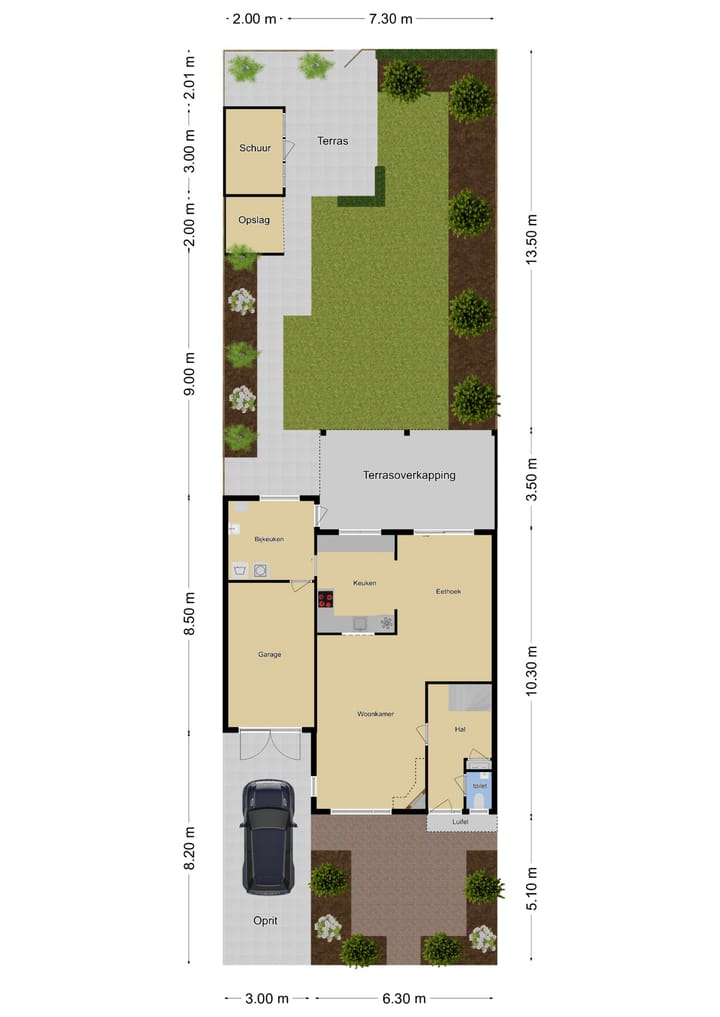 Tussenwoning te koop: Teresaplein 6, Zetten