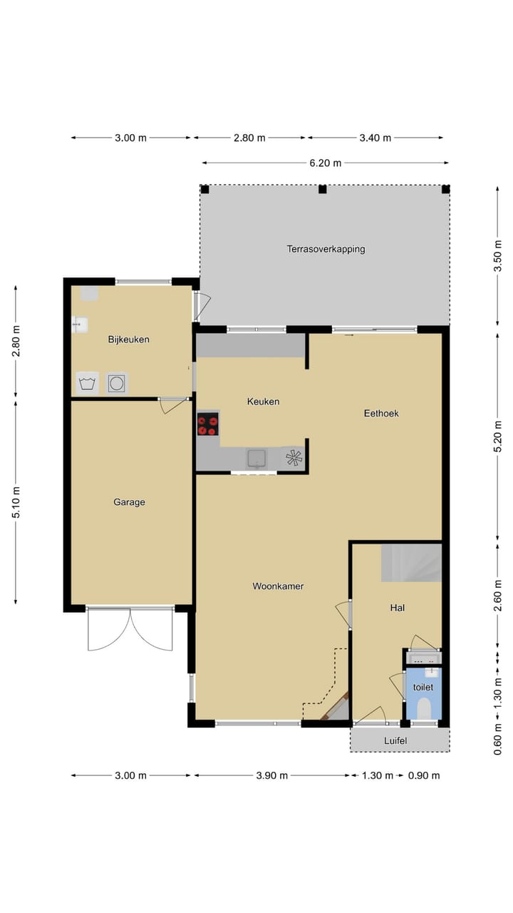 Tussenwoning te koop: Teresaplein 6, Zetten