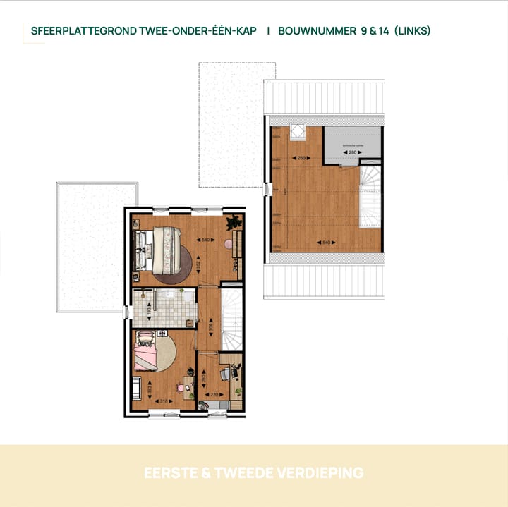 Photo 3 of Twee-onder-een kapwoning (Bouwnr. 9)