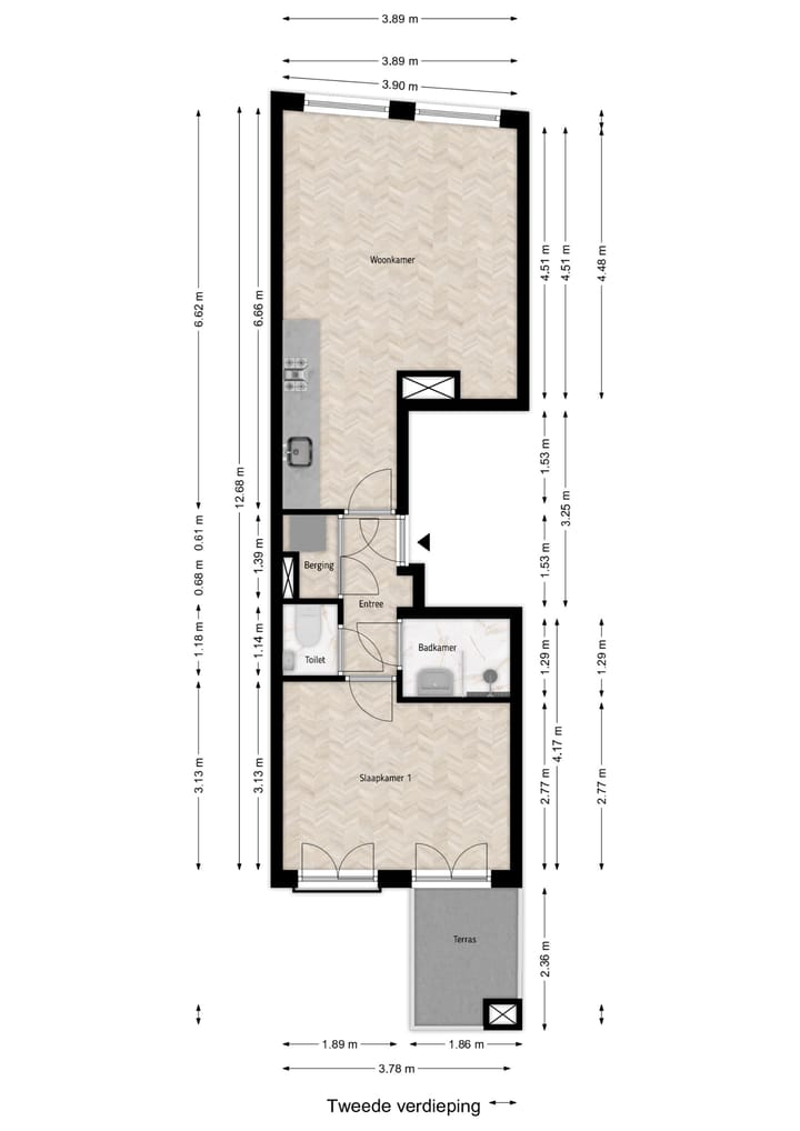 Studio te koop: Oudezijds Voorburgwal 248-2, Amsterdam