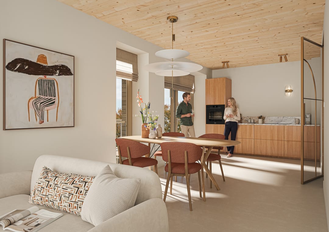 Foto 2 van Type B & C | Hoekappartement (Bouwnr. 9)