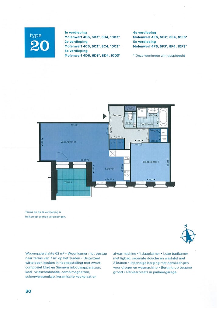 Appartement te huur: Molenwerf 10E3, Amsterdam