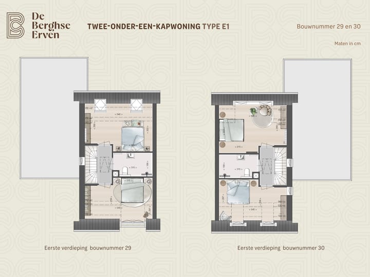 Foto 4 van Twee-onder-een-kapwoning type E1 (Bouwnr. 30)