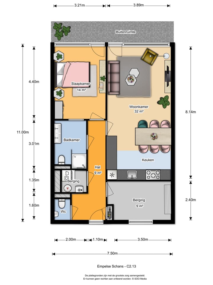 Appartement te huur: Empelse Schans 36, 'S-Hertogenbosch
