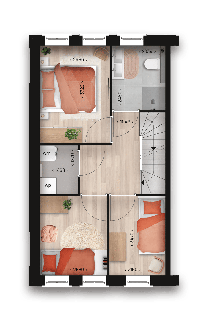Foto 3 van Rijwoningen (Bouwnr. 8)