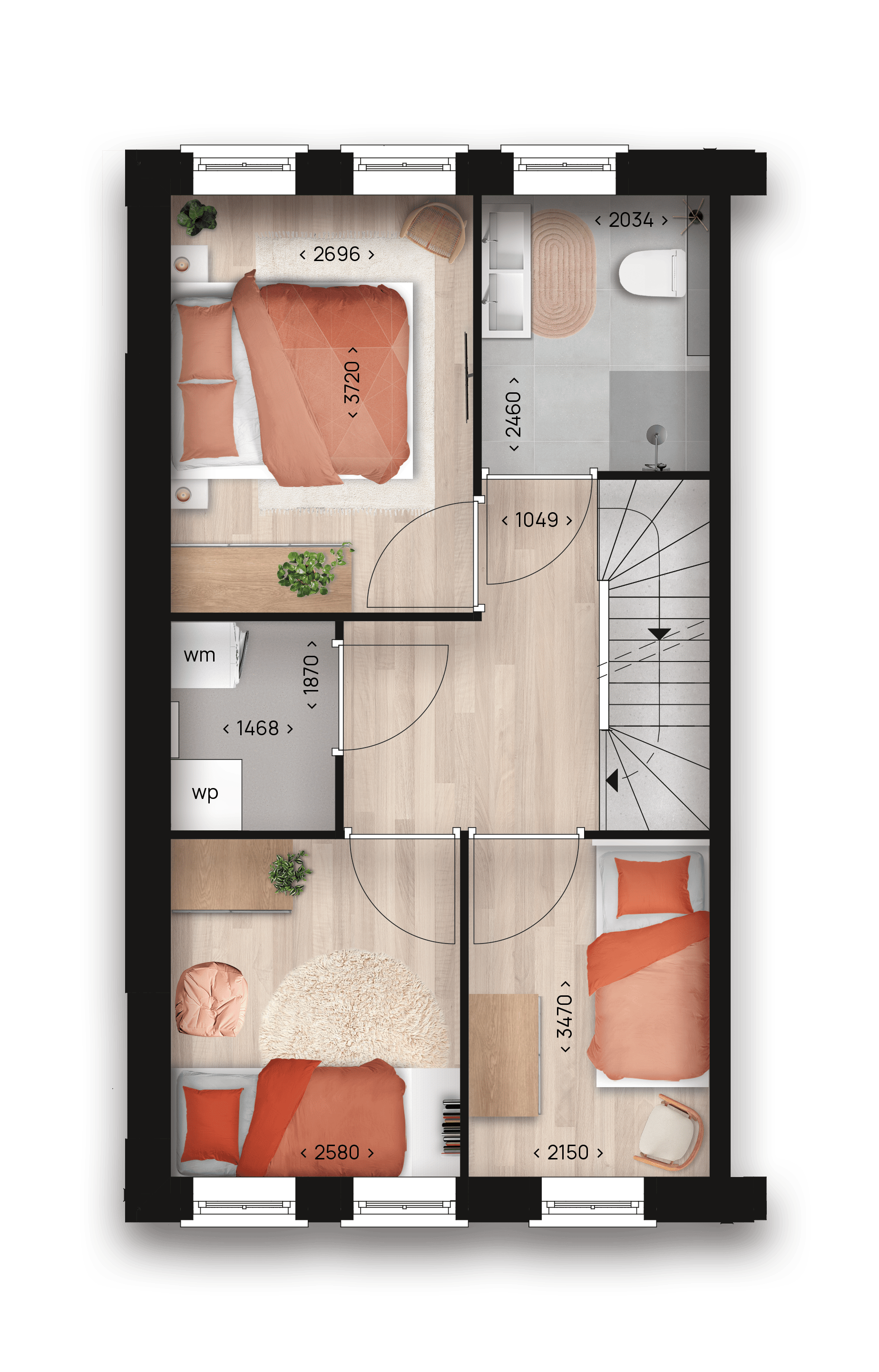 Foto 3 van Rijwoningen (Bouwnr. 7)