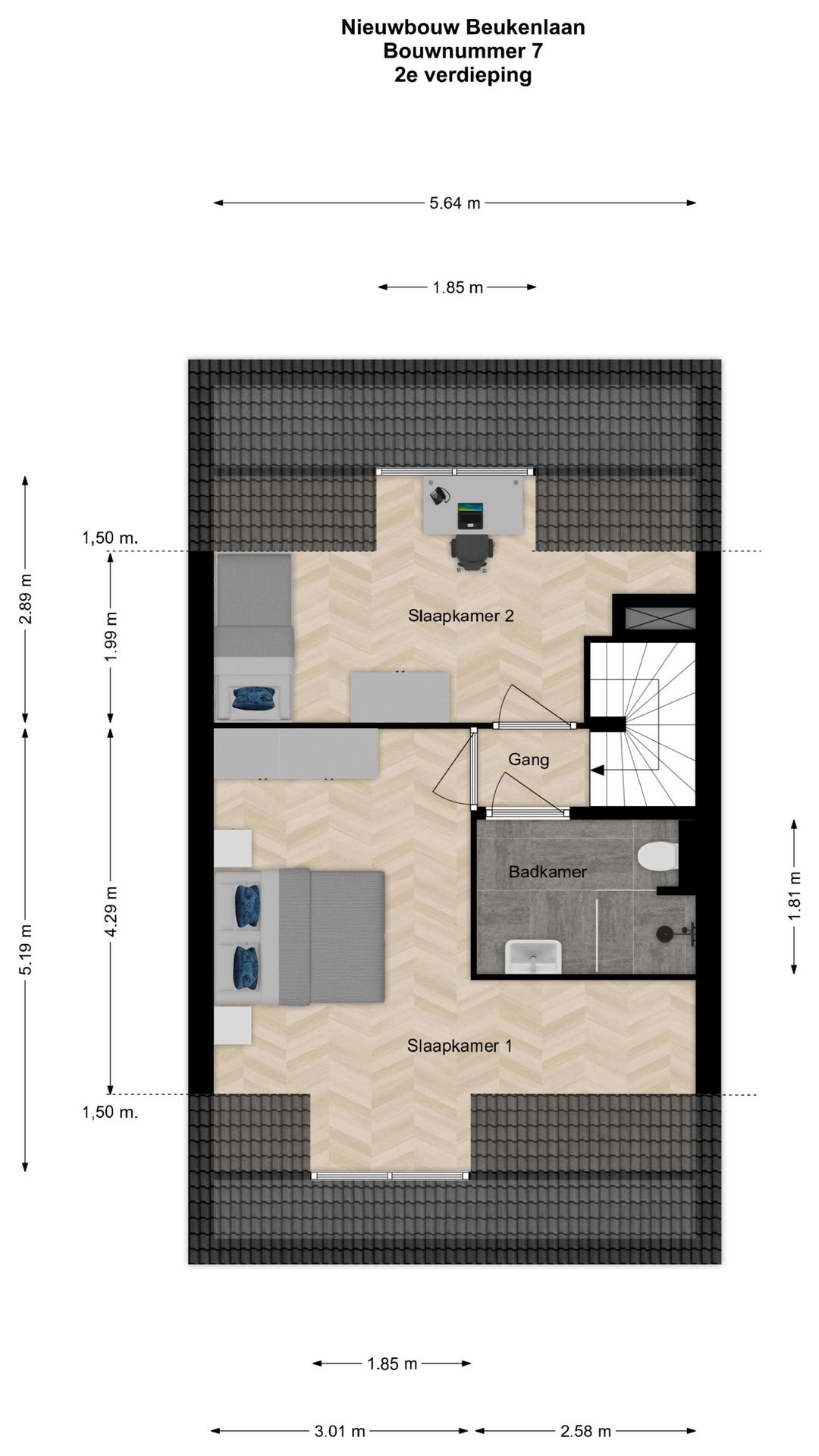 Photo 8 of Bovenwoning (Bouwnr. 7)