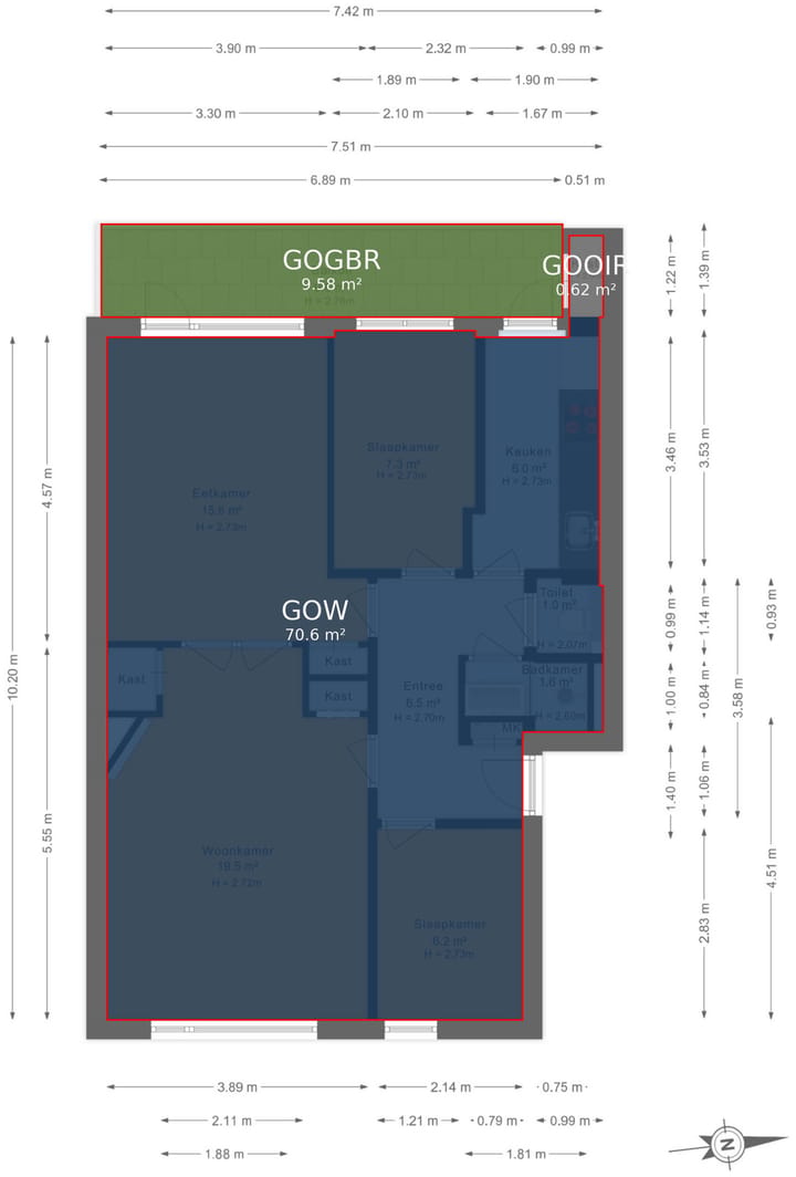 Appartement te koop: Prins Bernhardlaan 115, Voorburg