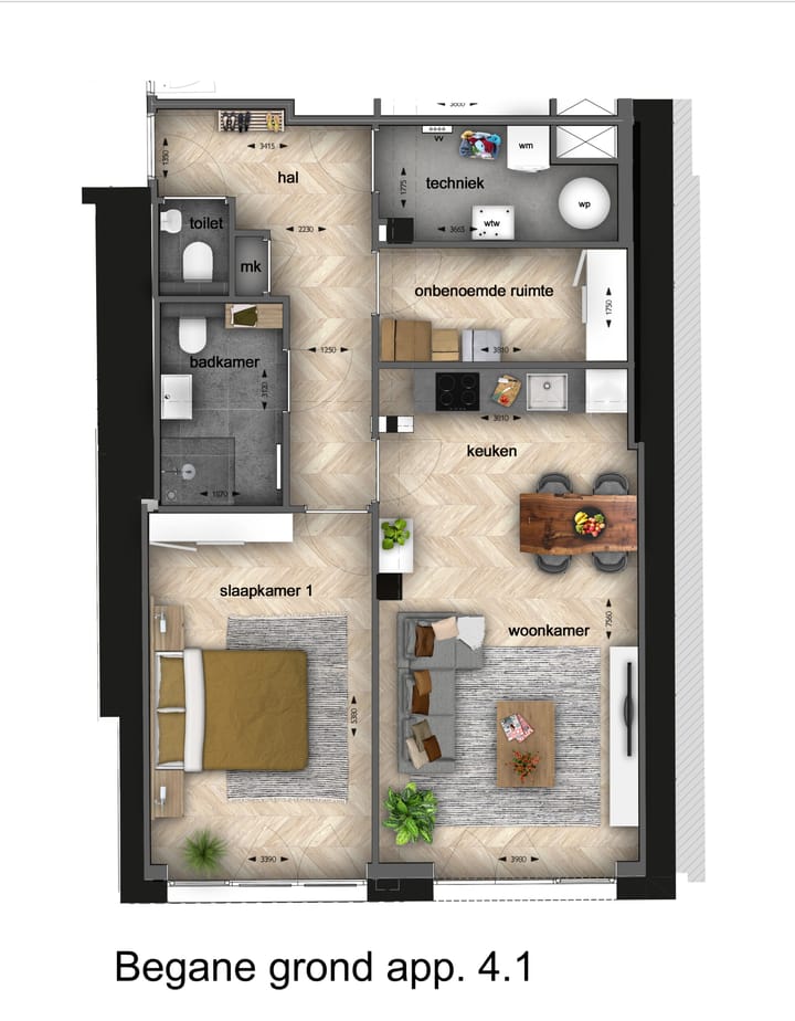 Foto 4 van Appartement (Bouwnr. 4.1)