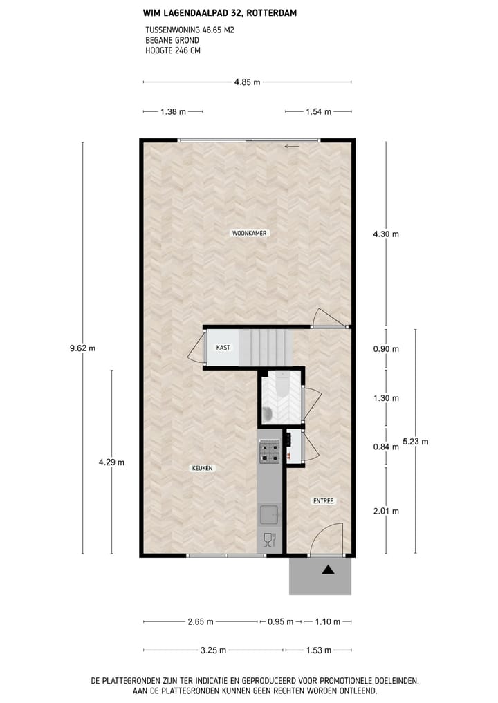 Tussenwoning te koop: Wim Lagendaalpad 32, Rotterdam
