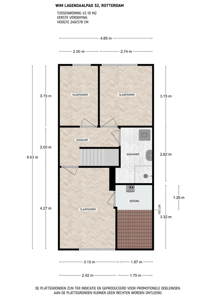 Tussenwoning te koop: Wim Lagendaalpad 32, Rotterdam