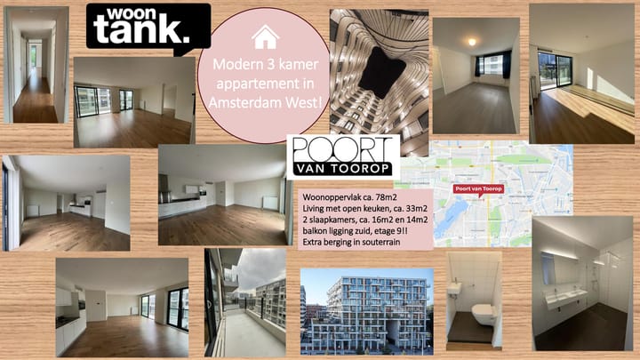 Appartement te huur: Jan Tooropstraat 905, Amsterdam