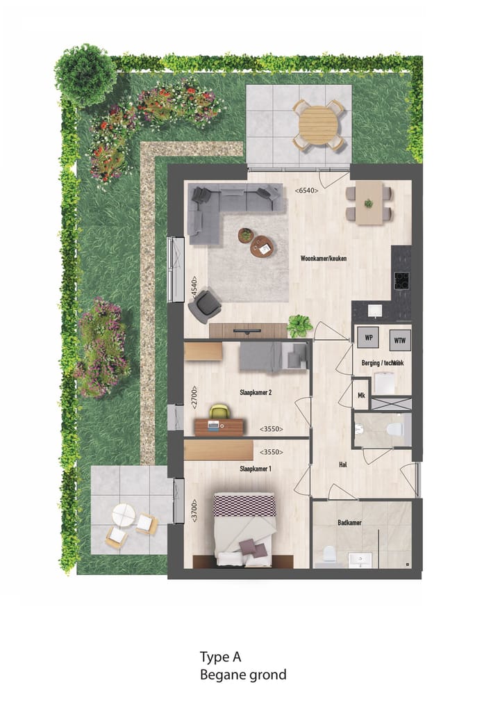 Foto 3 van Appartement Type A2 (Bouwnr. BG-1)