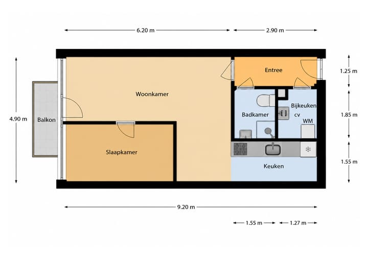 Appartement te koop: Tischbeinstraat 6B02, Maastricht