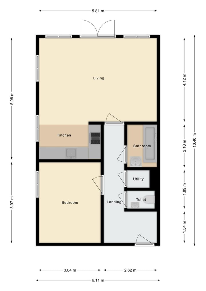 Appartement te huur: Prinsengracht 311B, Amsterdam