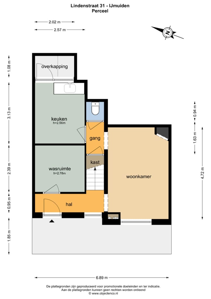 Tussenwoning te koop: Lindenstraat 31, Ijmuiden