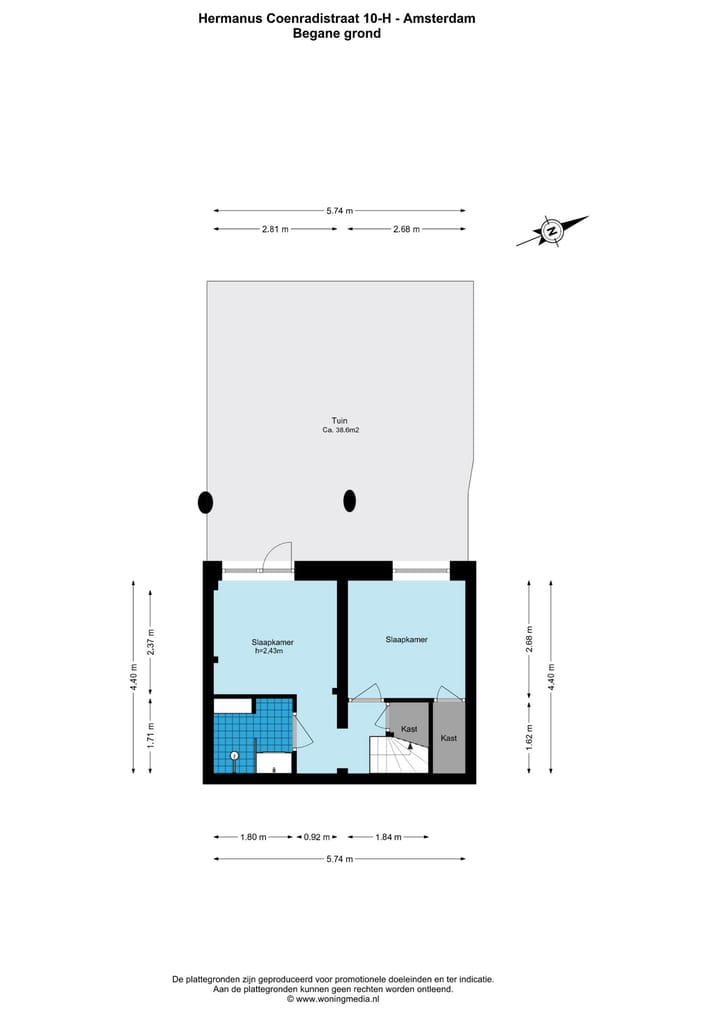 Appartement te koop: Hermanus Coenradistraat 10H, Amsterdam