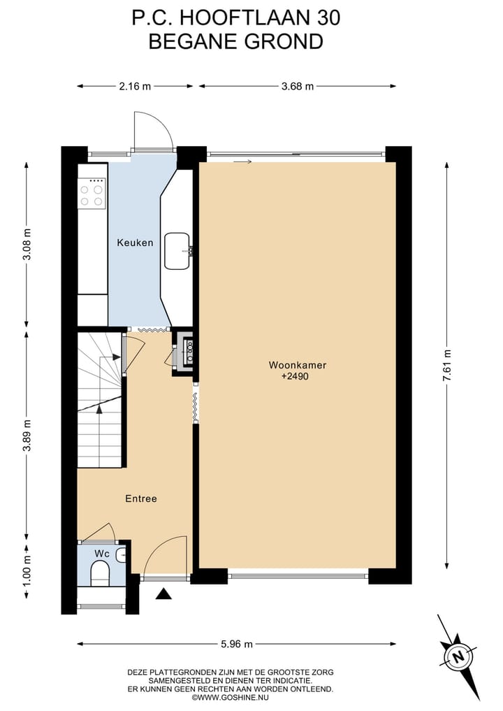 Tussenwoning te koop: P.C. Hooftlaan 30, Uithoorn
