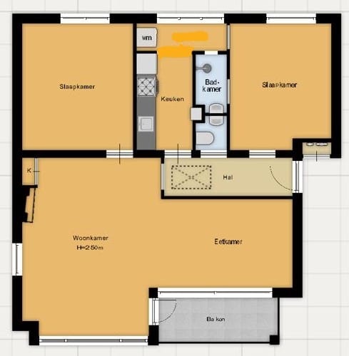 Appartement te huur: H. Kamerlingh Onnesweg 51B, Bussum