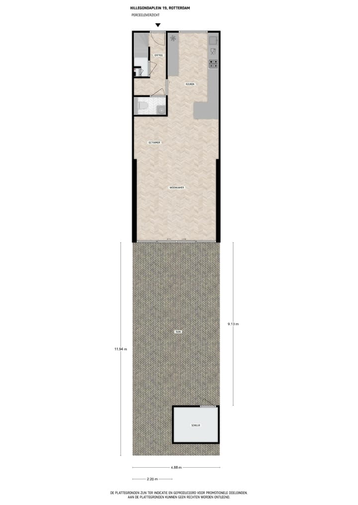 Tussenwoning te koop: Hillegondaplein 19, Rotterdam