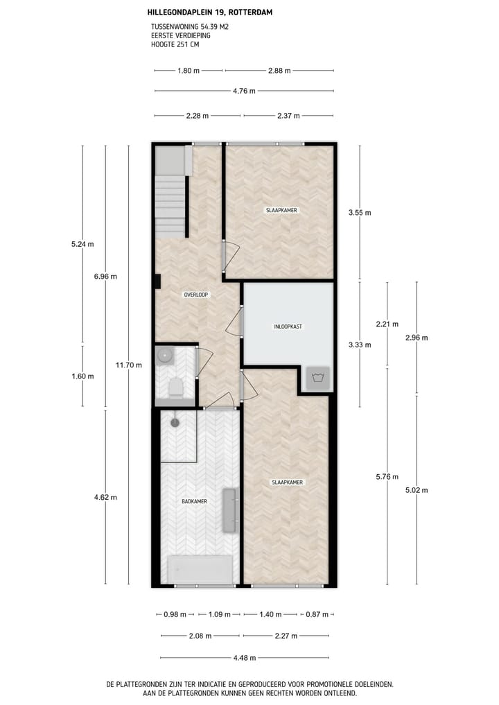 Tussenwoning te koop: Hillegondaplein 19, Rotterdam