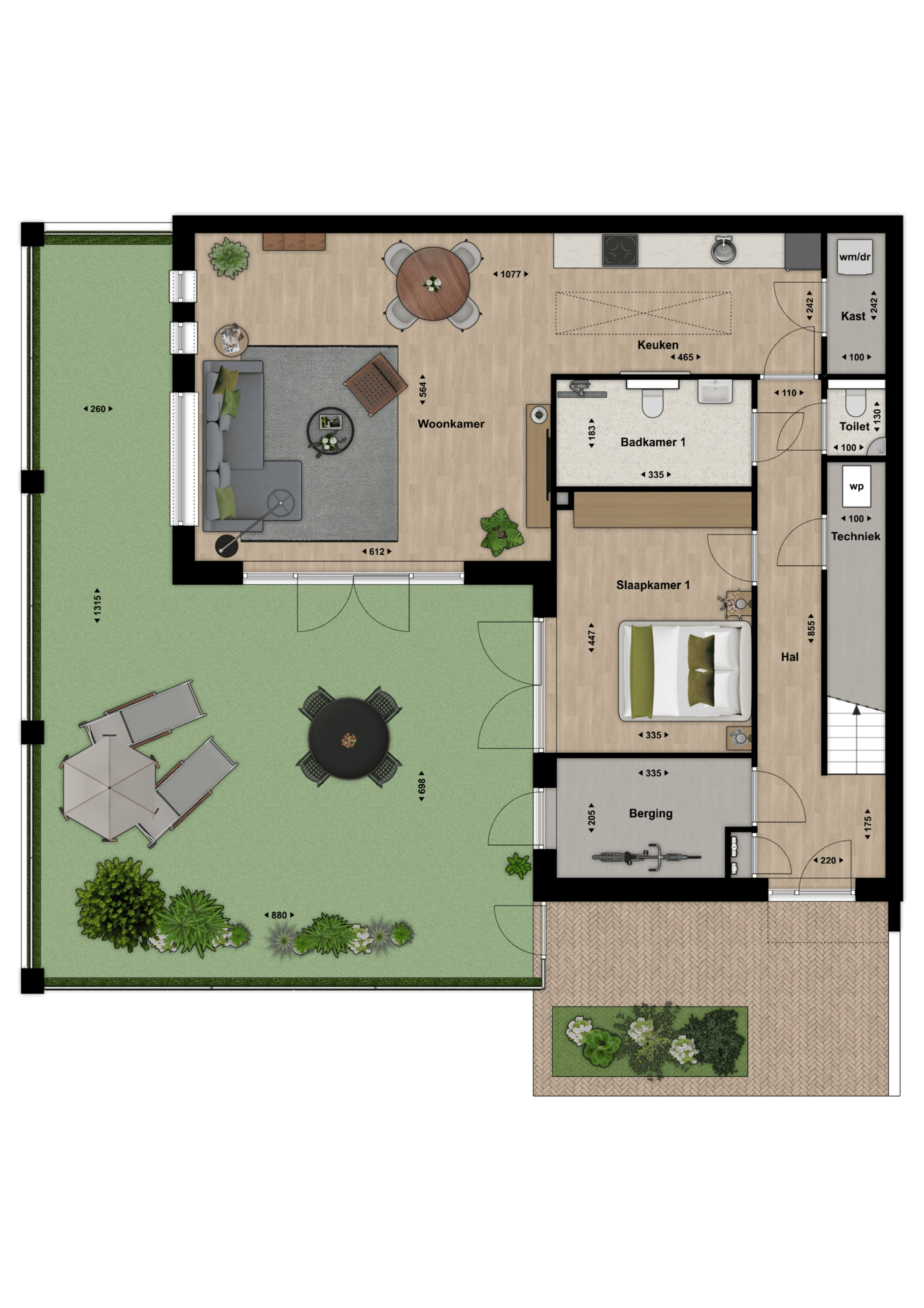 Foto 6 van Patiowoningen (Bouwnr. F2)