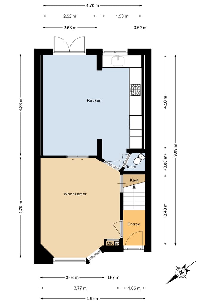 Tussenwoning te koop: Egbert de Grootstraat 30, Noordwijk (Zh)