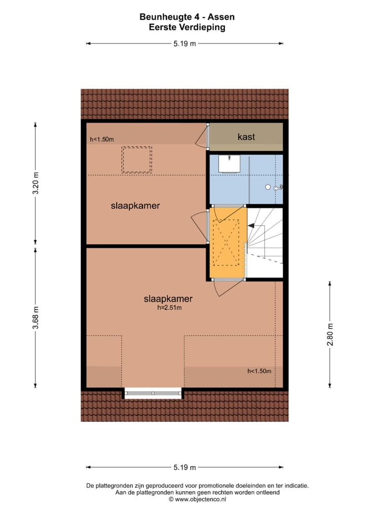 Tussenwoning te koop: Beunheugte 4, Assen