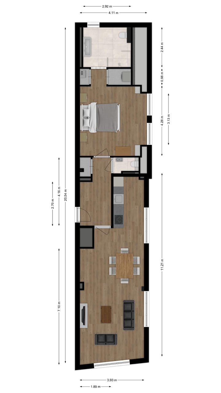 Appartement te huur: Stadhuisplein 329C, Tilburg