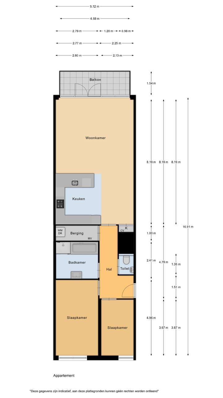 Appartement te koop: Teakhout 102, Zaandam