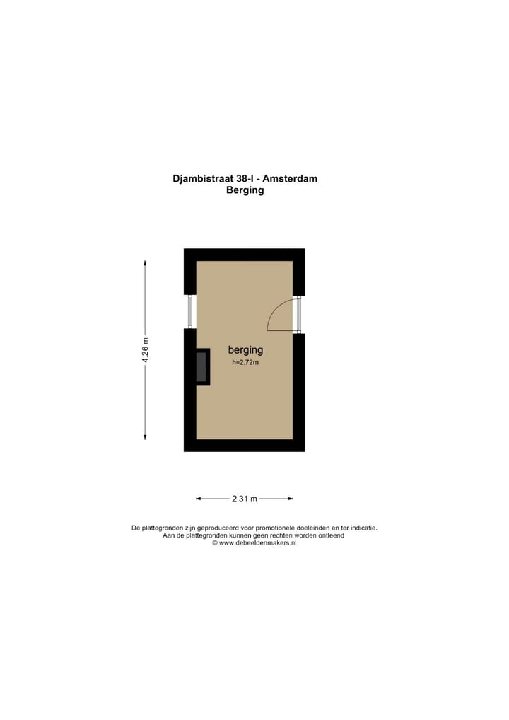 Appartement te koop: Djambistraat 38-1, Amsterdam