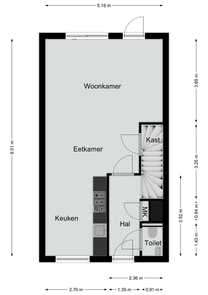 Tussenwoning te koop: Hannes Kempkensweg 48, Montfort